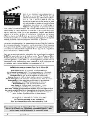  INFO-PARENTS COLOMBIE-BRITANNIQUE, 2002   , page 3