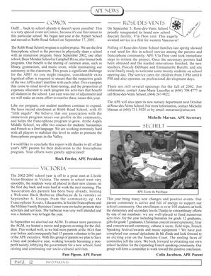   INFO-PARENTS COLOMBIE-BRITANNIQUE, 2002   , page 12