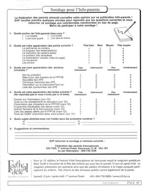   INFO-PARENTS COLOMBIE-BRITANNIQUE, 2002   , page 19