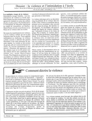   INFO-PARENTS COLOMBIE-BRITANNIQUE, 2002   , page 16