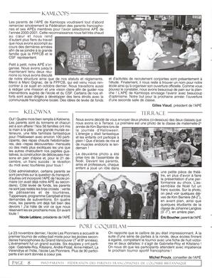   INFO-PARENTS COLOMBIE-BRITANNIQUE, 2002   , page 8