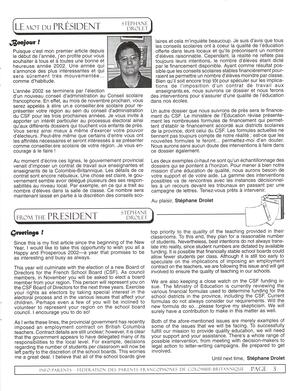   INFO-PARENTS COLOMBIE-BRITANNIQUE, 2002   , page 3