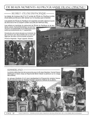   INFO-PARENTS COLOMBIE-BRITANNIQUE, 2001   , page 10
