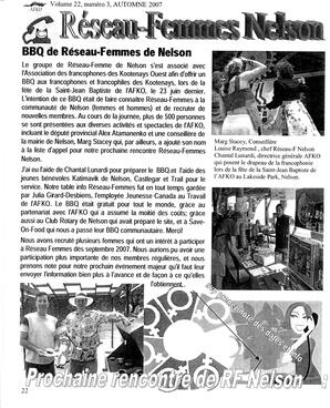   LA VOIX DES KOOTENAYS, 2007   , page 22