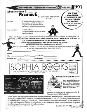   INFO-PARENTS COLOMBIE-BRITANNIQUE, 2001   , page 19