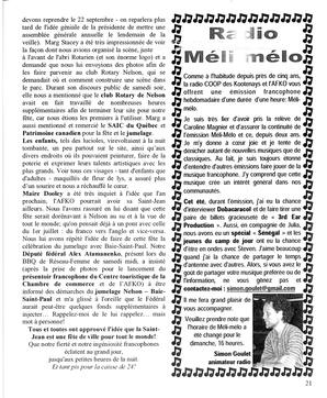   LA VOIX DES KOOTENAYS, 2007   , page 21