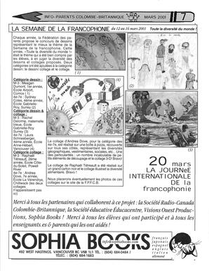   INFO-PARENTS COLOMBIE-BRITANNIQUE, 2001   , page 7