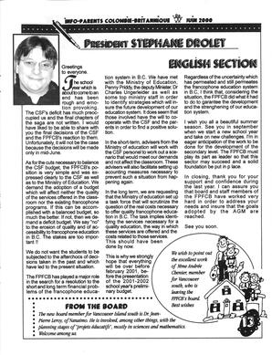   INFO-PARENTS COLOMBIE-BRITANNIQUE, 2000   , page 13