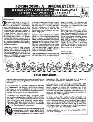   INFO-PARENTS COLOMBIE-BRITANNIQUE, 2000   , page 12