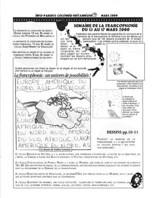   INFO-PARENTS COLOMBIE-BRITANNIQUE, 2000   , page 9