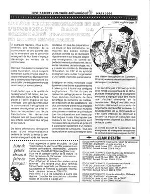   INFO-PARENTS COLOMBIE-BRITANNIQUE, 2000   , page 4