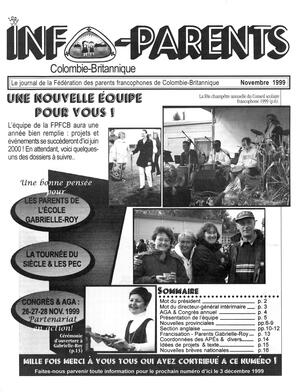   INFO-PARENTS COLOMBIE-BRITANNIQUE, 1999   , page 1