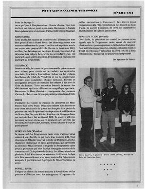   INFO-PARENTS COLOMBIE-BRITANNIQUE, 1993   , page 8