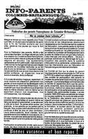 INFO-PARENTS COLOMBIE-BRITANNIQUE, 1999