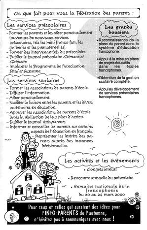   INFO-PARENTS COLOMBIE-BRITANNIQUE, 1999   , page 3