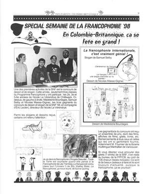   INFO-PARENTS COLOMBIE-BRITANNIQUE, 1998   , page 9