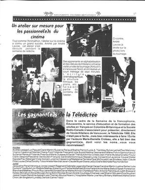   INFO-PARENTS COLOMBIE-BRITANNIQUE, 1998   , page 17