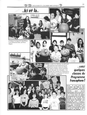   INFO-PARENTS COLOMBIE-BRITANNIQUE, 1997   , page 15