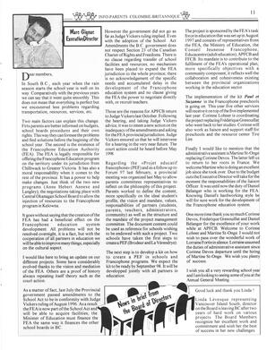   INFO-PARENTS COLOMBIE-BRITANNIQUE, 1997   , page 11