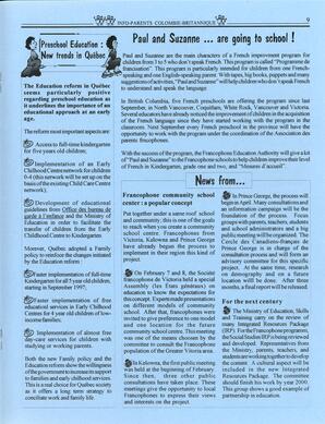   INFO-PARENTS COLOMBIE-BRITANNIQUE, 1997   , page 9