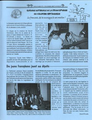   INFO-PARENTS COLOMBIE-BRITANNIQUE, 1997   , page 11