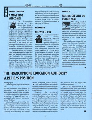   INFO-PARENTS COLOMBIE-BRITANNIQUE, 1996   , page 8