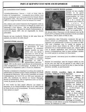   INFO-PARENTS COLOMBIE-BRITANNIQUE, 1992   , page 10