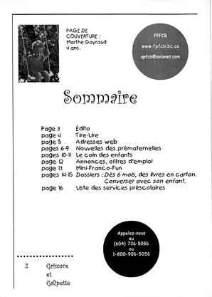   GRIMACE ET GALIPETTE, 2001   , page 2