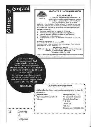   GRIMACE ET GALIPETTE, 2001   , page 12