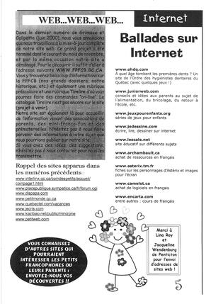   GRIMACE ET GALIPETTE, 2001   , page 5