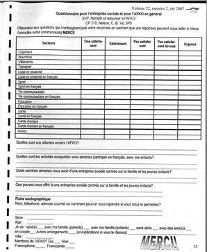  LA VOIX DES KOOTENAYS, 2007   , page 15