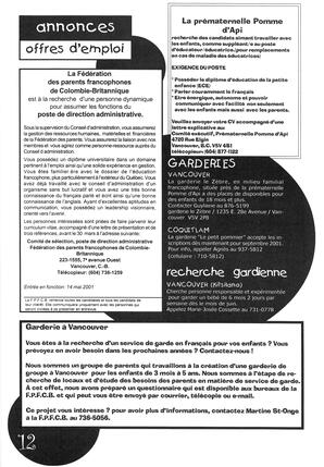   GRIMACE ET GALIPETTE, 2001   , page 12