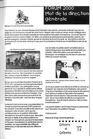   GRIMACE ET GALIPETTE, 2000   , page 17