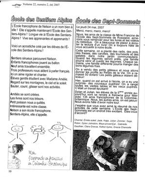   LA VOIX DES KOOTENAYS, 2007   , page 10