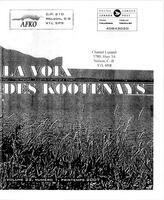 LA VOIX DES KOOTENAYS, 2007