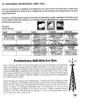   LA VOIX DES KOOTENAYS, 2007   , page 9