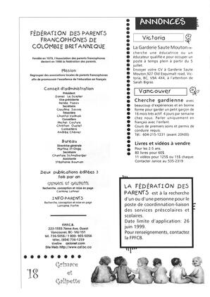   GRIMACE ET GALIPETTE, 1999   , page 18