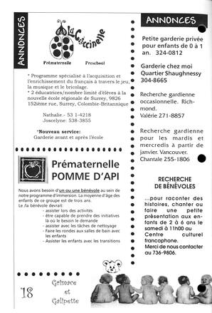   GRIMACE ET GALIPETTE, 1998   , page 18