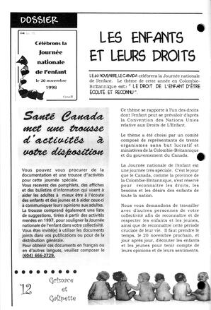   GRIMACE ET GALIPETTE, 1998   , page 12
