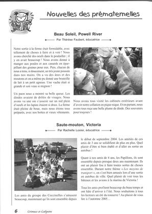   GRIMACE ET GALIPETTE, 2005   , page 6