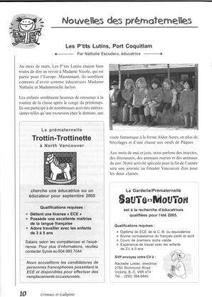   GRIMACE ET GALIPETTE, 2005   , page 10