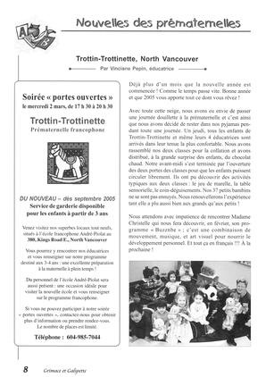   GRIMACE ET GALIPETTE, 2005   , page 8