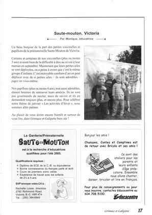   GRIMACE ET GALIPETTE, 2005   , page 17