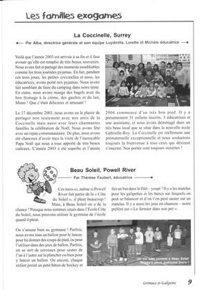   GRIMACE ET GALIPETTE, 2004   , page 9