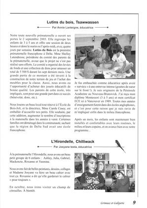   GRIMACE ET GALIPETTE, 2003   , page 9