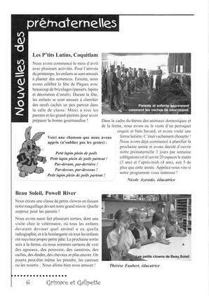   GRIMACE ET GALIPETTE, 2003   , page 6