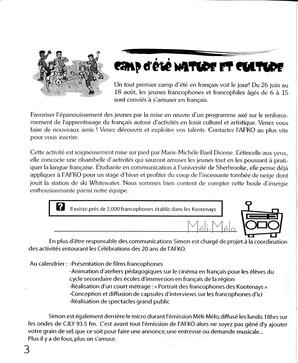   LA VOIX DES KOOTENAYS, 2006   , page 4