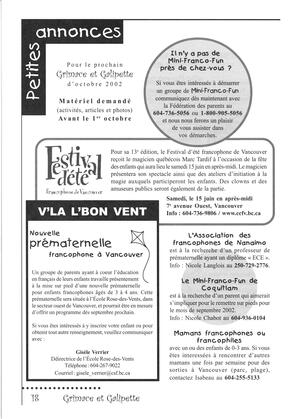   GRIMACE ET GALIPETTE, 2002   , page 18