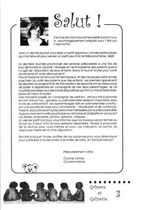   GRIMACE ET GALIPETTE, 1998   , page 3