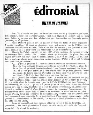  LE REFLET, 1979   , page 3